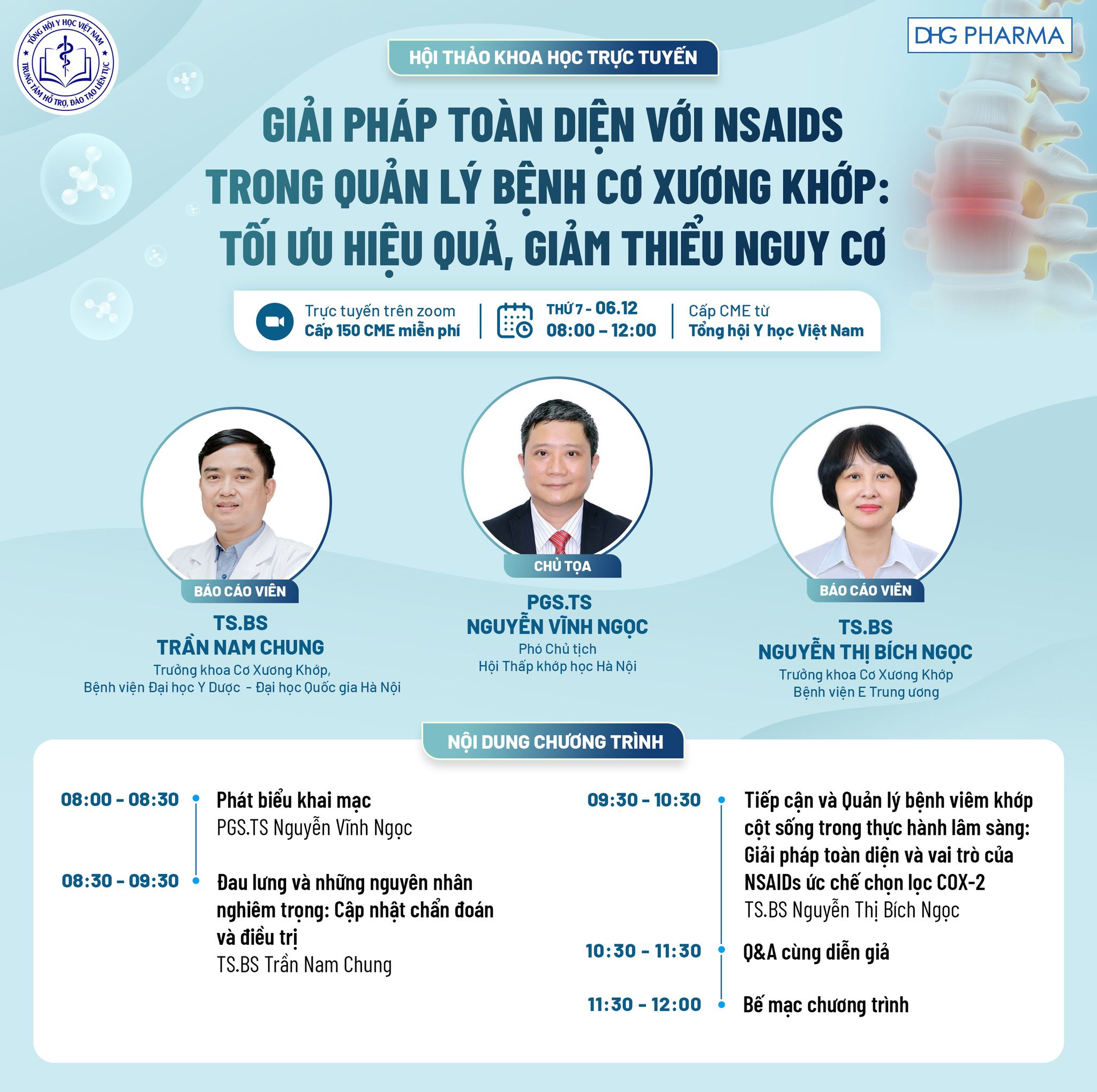 Cập nhật giải pháp toàn diện với NSAIDs trong quản lý bệnh cơ xương khớp: Hội thảo CME thu hút hơn 1.100 Bác sĩ